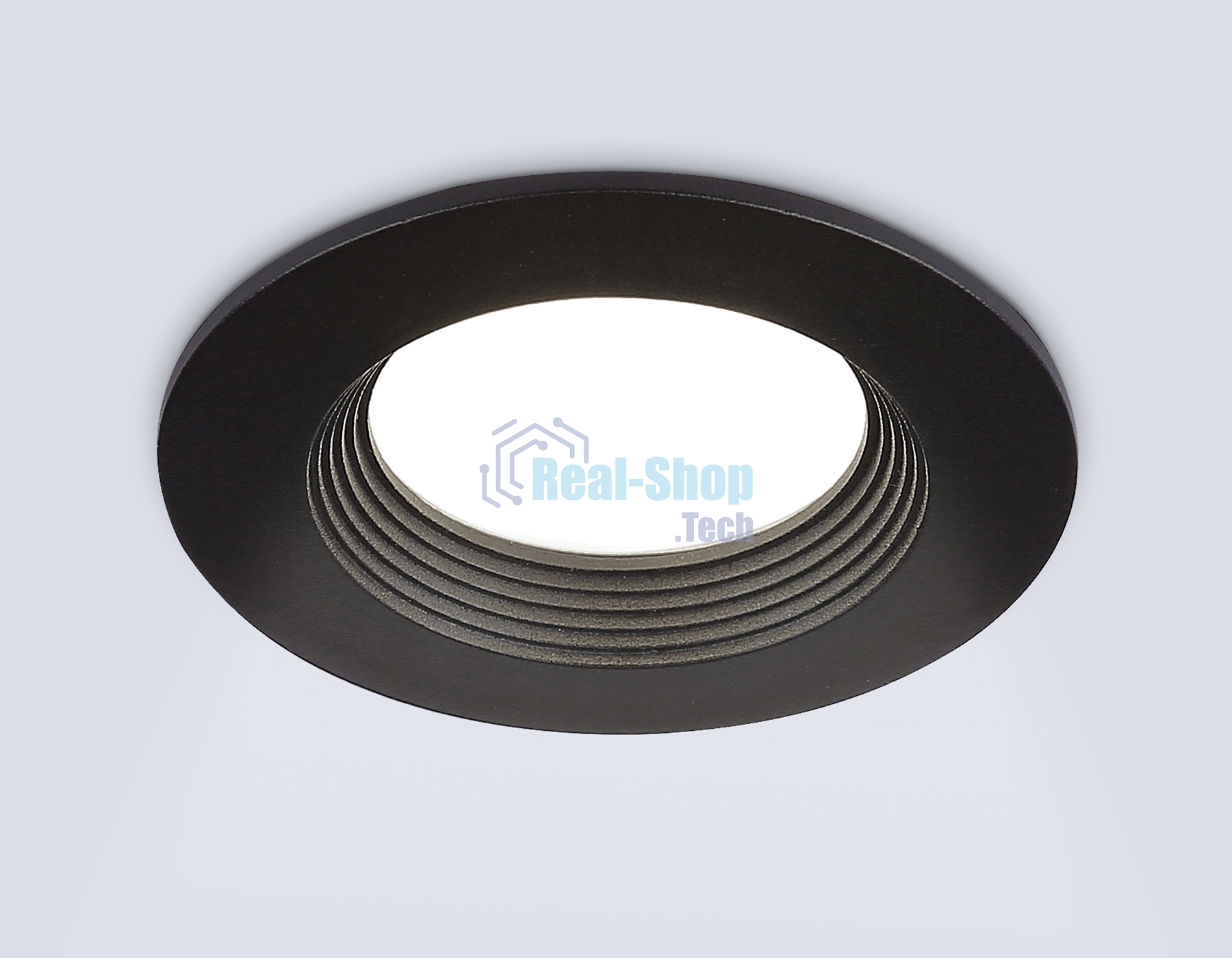 Встраиваемый точечный светильник Ambrella light TN102816 BK черный GU5.3 D80*28