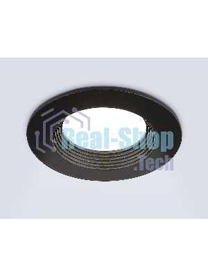 Встраиваемый точечный светильник Ambrella light TN102816 BK черный GU5.3 D80*28
