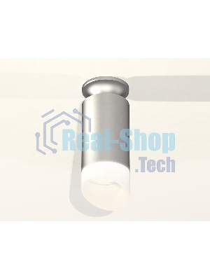Светильник Ambrella Light XS6324082 SSL/MCH/FR серебро песок/хром матовый/белый матовый MR16 GU5.3 (N6904, C6324, N6256)