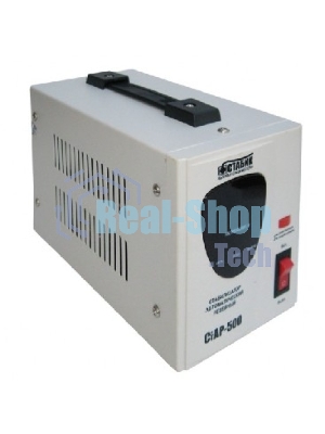 RUCELF CTAP-500VA 500ВА, диапазон 140-270,однофазный,управление релейное, дисплей,точность 220+-6%, КПД 98%.