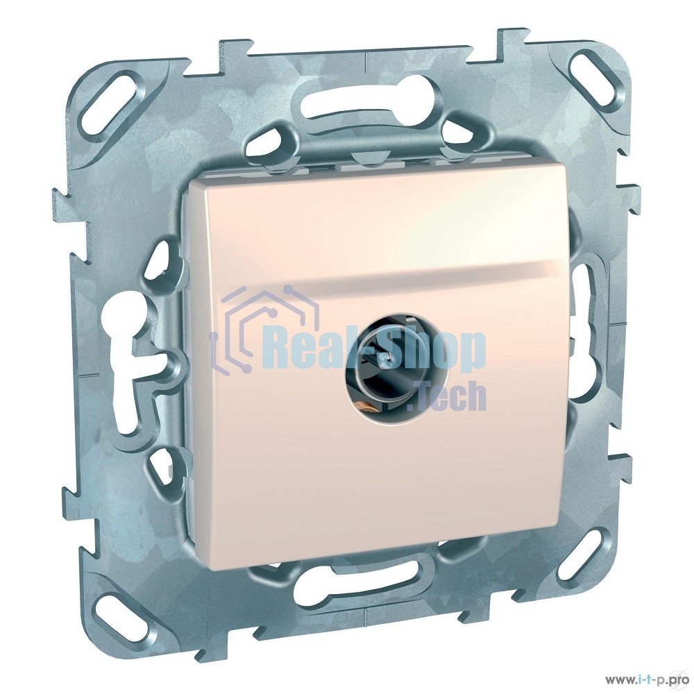 Механизм розетки TV 1-м СП Unica простая беж. SchE MGU5.462.25ZD