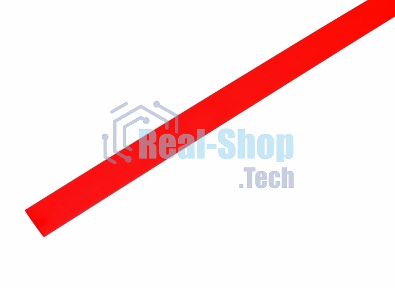 Термоусаживаемая трубка Rexant 9,0/4,5 мм, красная, упаковка 50 шт. по 1 м