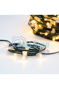 Гирлянда Neon-night LED ClipLight 12V 150 мм, цвет диодов теплый белый