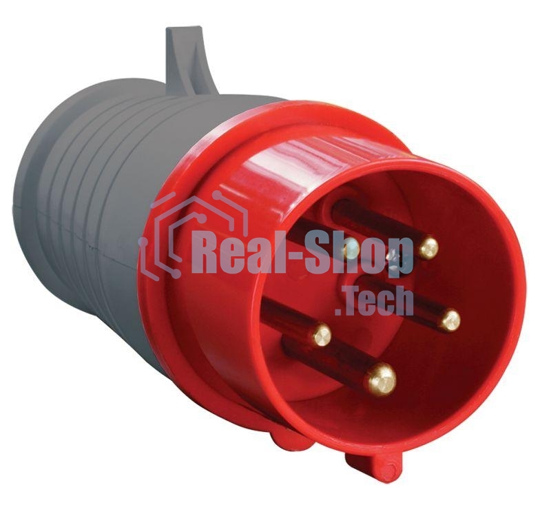 Вилка 015 3Р + РЕ+ N 16А 380В IP44 ИЭК