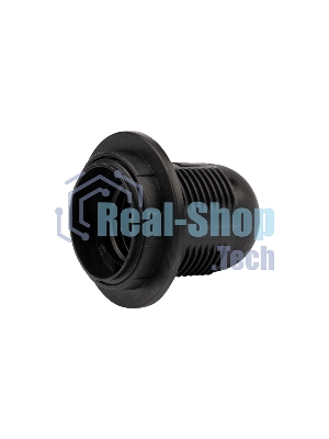 Патрон Rexant пластиковый термостойкий подвесной с кольцом Е27, черный