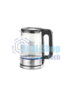 Чайник электрический Centek CT-0032 стекло 1.7л, 2200Вт, Внутр.LED подсветка, Быстрое кипячение, Фил