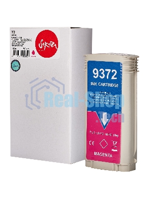 Картридж струйный Sakura C9372A (№72 Magenta) для HP, пурпурный, 130 мл.
