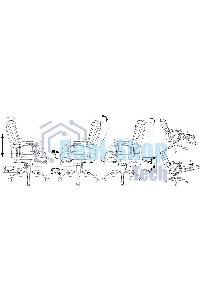 Кресло руководителя Бюрократ CH-868N-F черный, эко.кожа, крестов. пластик, подст. для ног