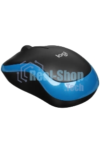 Мышь беспроводная Logitech M185 синий, 1000 dpi, радиоканал, USB, кнопки - 3