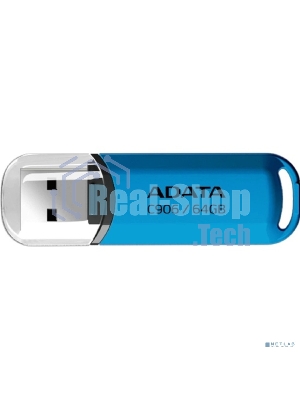 Флешка USB ADATA Classic C906 (AC906-64G-RWB), 64Gb, USB 2.0, R/W 15/5, синий