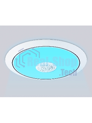 Музыкальный светодиодный светильник Ambrella light FZ720 WH белый IP20 52W 3000-6500K+RGB Music 450*65 (ПДУ ИК)