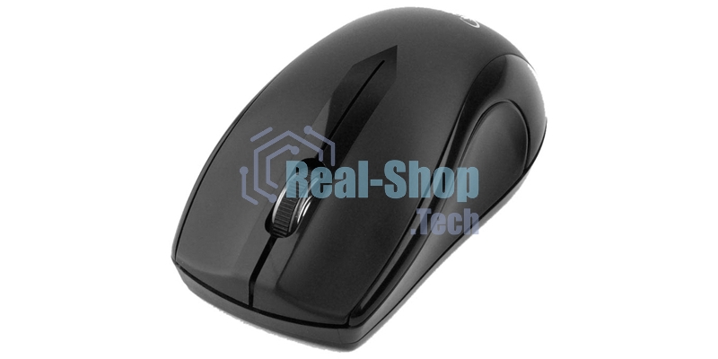 Мышь беспроводная Gembird MUSW-320 черный, 1000 dpi, радиоканал, USB, кнопки - 3
