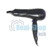 Фен для волос Galaxy Line GL 4332, черный, 2000Вт, 2 скорости потока воздуха, 3 температурных режима, функция 
