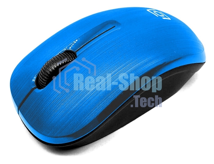 Мышь беспроводная Oklick 525MW голубой, 1000 dpi, радиоканал, USB, кнопки - 3