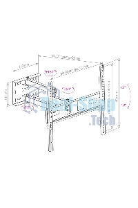 Кронштейн для телевизора Arm Media PT-15 new черный