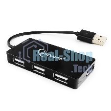 USB-концентратор USB 2.0 Gembird UHB-U2P4-03, 4 порта, блистер