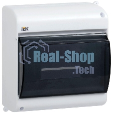 Бокс ОП КМПн 2/6 для 6 авт. выкл. прозр. крышка IP30 ИЭК MKP42-N-06-30-09