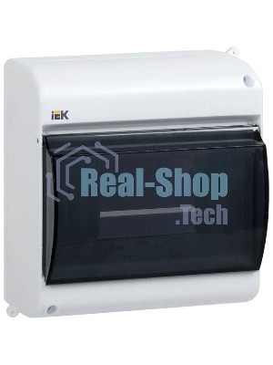 Бокс ОП КМПн 2/6 для 6 авт. выкл. прозр. крышка IP30 ИЭК MKP42-N-06-30-09