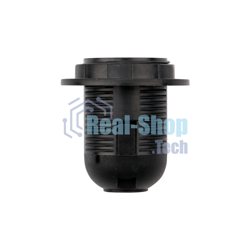 Патрон Rexant пластиковый термостойкий подвесной с кольцом Е27, черный