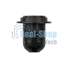 Патрон Rexant пластиковый термостойкий подвесной с кольцом Е27, черный