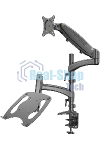 Кронштейн для монитора/ноутбука Cactus CS-VM-LH08-BK черный 13