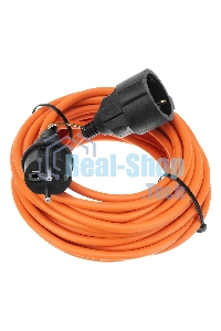 Удлинитель-шнур силовой Garden Series Denzel ПВС, 10 м, 1 розетка 3*1,5 мм