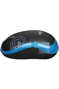 Мышь беспроводная Logitech M185 синий, 1000 dpi, радиоканал, USB, кнопки - 3