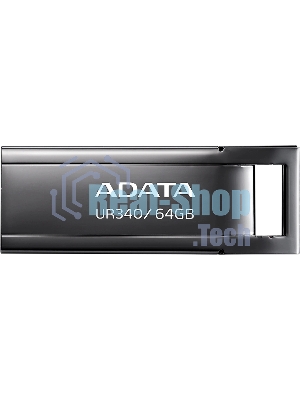 Флешка USB ADATA UR340 (AROY-UR340-64GbK), 64Gb, USB 3.2, R/W 100/30, черный