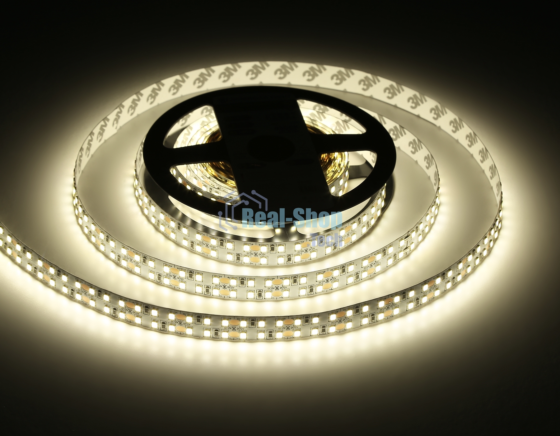 Светодиодная лента Ambrella light GS1702 2835 240Led/ 24W m/ 12V IP20 4500K/ 5000*14*1.2mm (2 конт.)