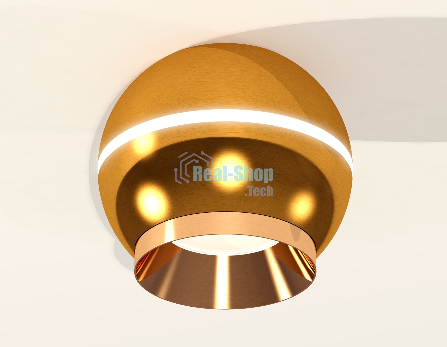 Светильник Ambrella Light XS1105002 PYG золото желтое полированное MR16 GU5.3 LED 3W 4200K (C1105, N7034)