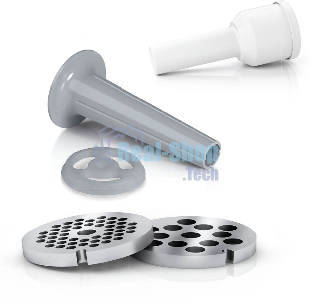 Мясорубка электрическая Bosch MFW2510W белый, 1500 Вт, 1.7 кг/мин, защита от перегрузки, насадки - 3