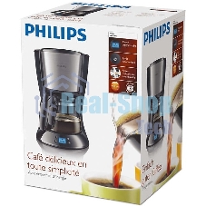 Кофеварка капельная Philips HD7459/20 черный, исп. кофе - молотый, 1.2 л, 1000 Вт.