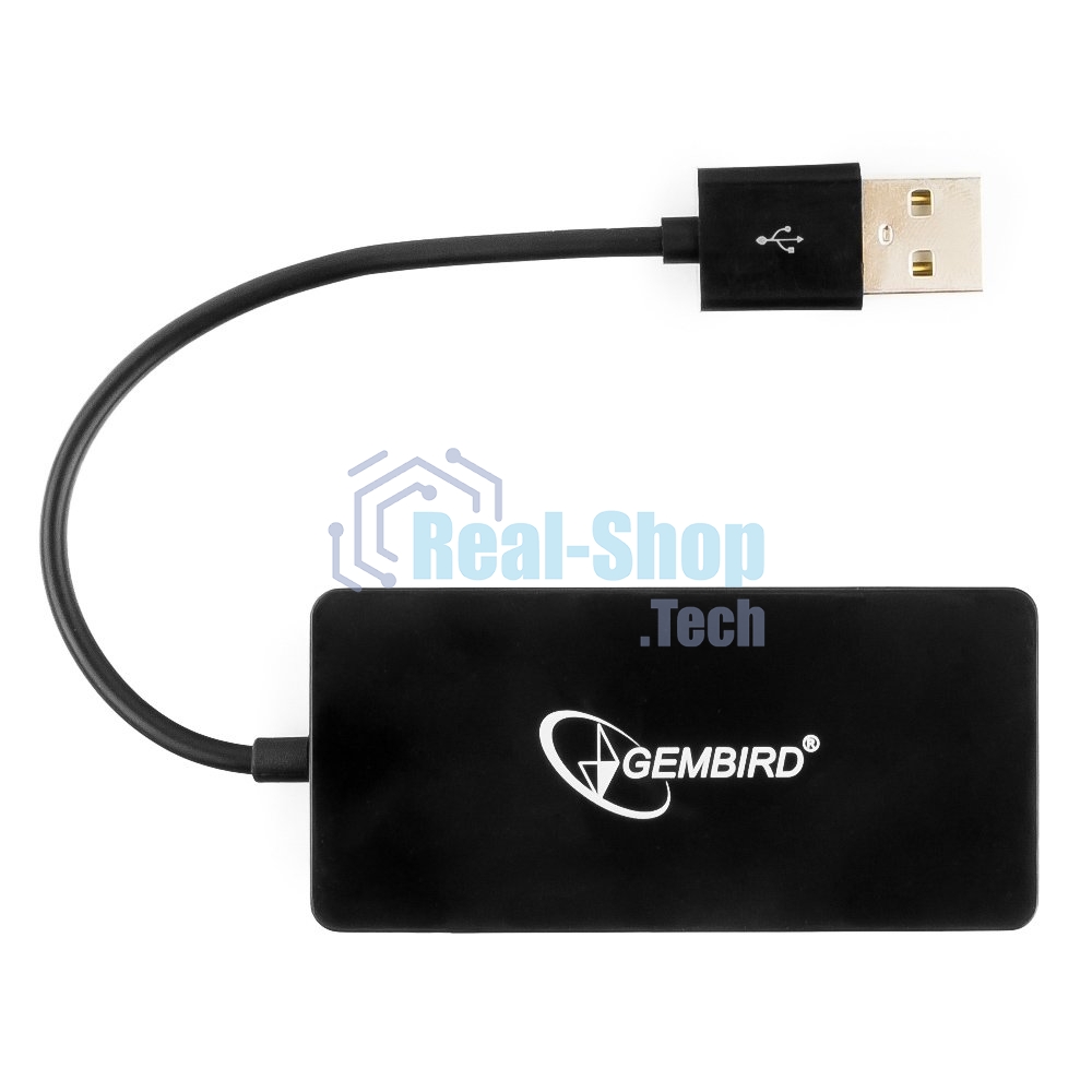 USB-концентратор USB 2.0 Gembird UHB-U2P4-03, 4 порта, блистер