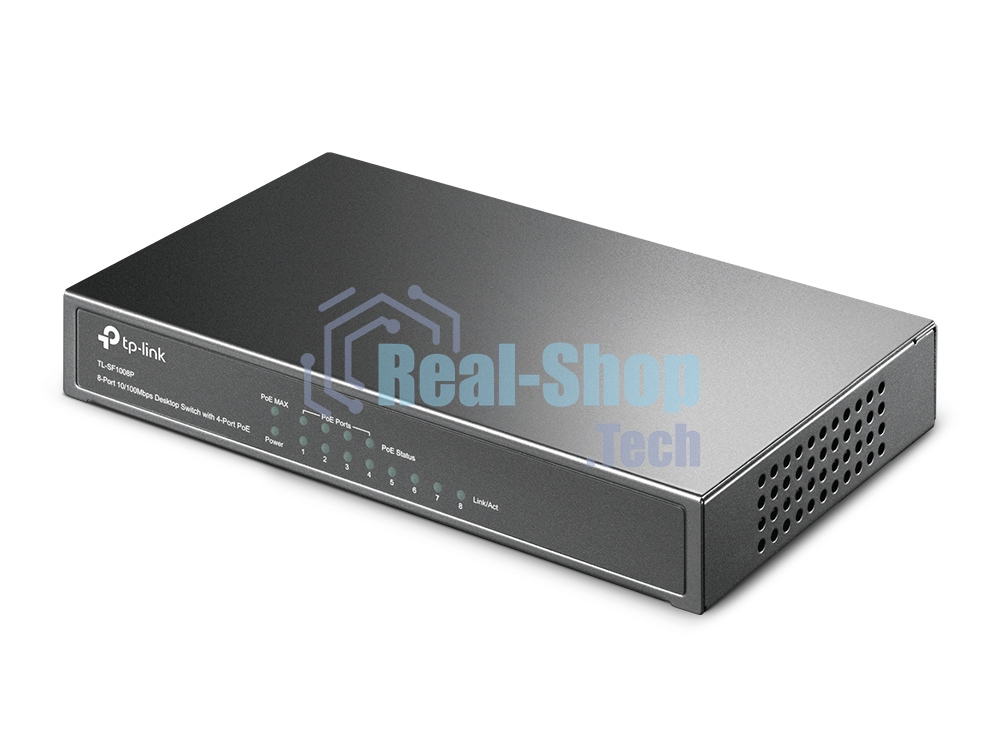 Коммутатор TP-Link SMB TL-SF1008P Коммутатор 8-port 10/100M Desktop PoE Switch