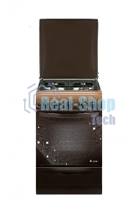 Плита газовая Gefest ПГ 5100-02 0010 коричневый, конфорок 4 шт, духовка 52 л, 50 см x 85 см x 58.5 см