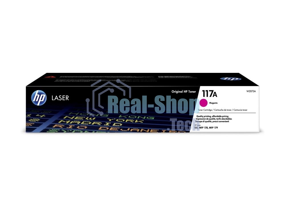 Картридж лазерный HP W2073A (HP 117A) пурпурный для HP Color Laser 150/170 700 страниц.