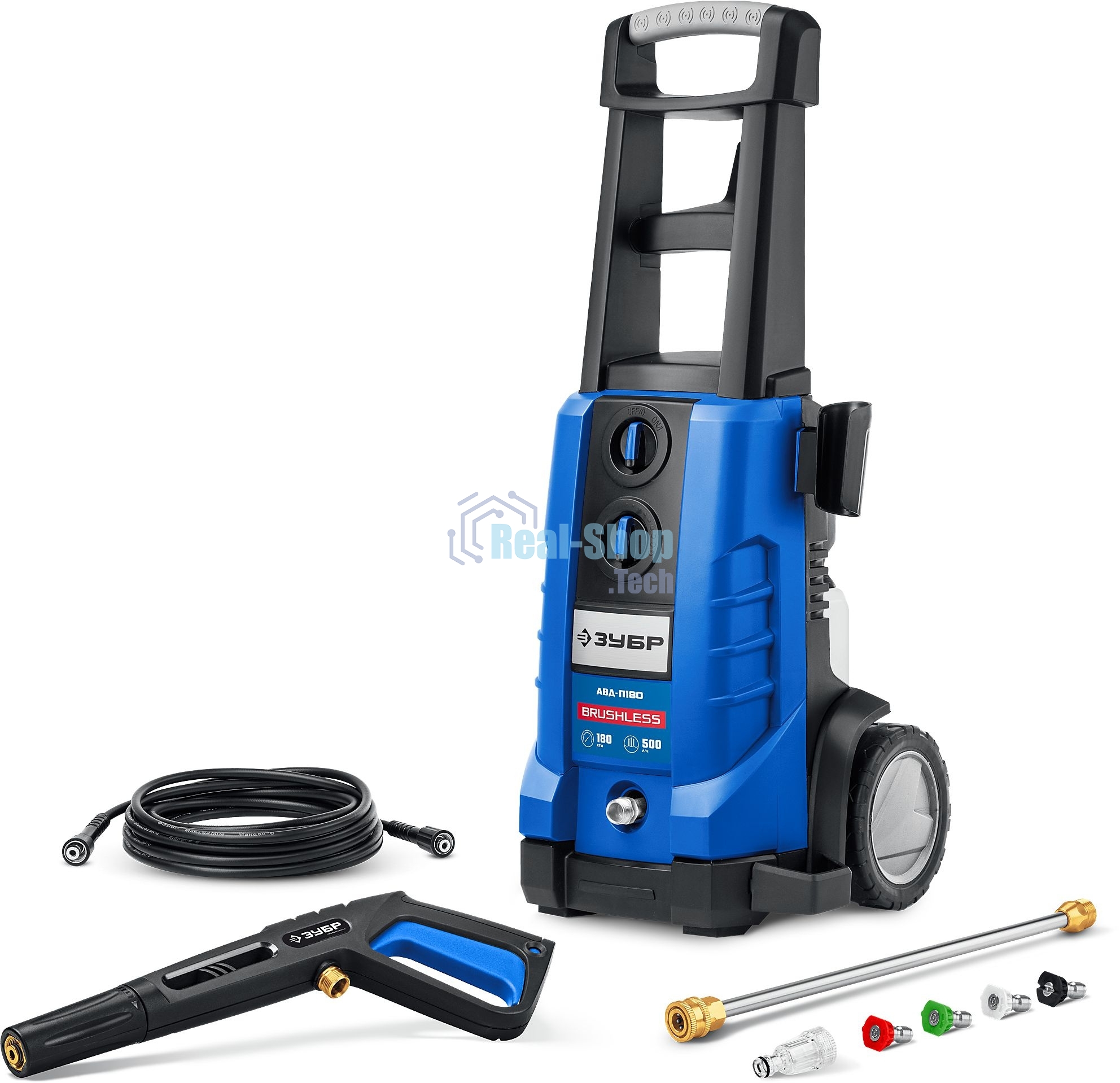 Мойка высокого давления Зубр 180 Атм, 2300 Вт, Профессионал