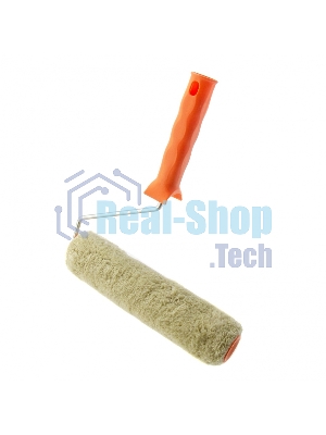 Валик Сибртех Фасадные работы, 250мм, ворс 18мм, D 36мм, D ручки 6 мм, полиакрил, полиэстер