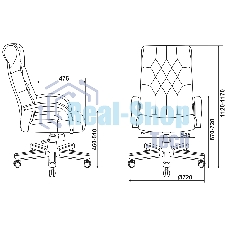 Кресло руководителя Бюрократ T-9928WALNUT/ECO черный, эко.кожа, крестовина металл/дерево