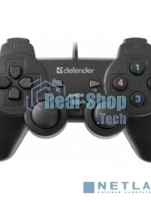Геймпад Defender Omega USB, Проводной геймпад, 12 кнопок, 2 стика