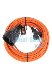 Удлинитель-шнур силовой Garden Series Denzel ПВС, 10 м, 1 розетка 3*1,5 мм