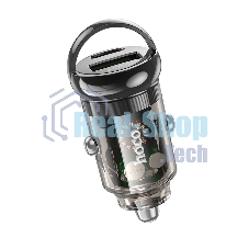 Автомобильное зарядное устройство Hoco Z53A 30Вт, USB, Type-C, черный, коробка