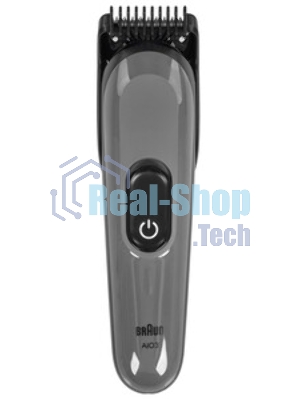 Триммер Braun AIO3500 серый (насадок в компл:3шт)