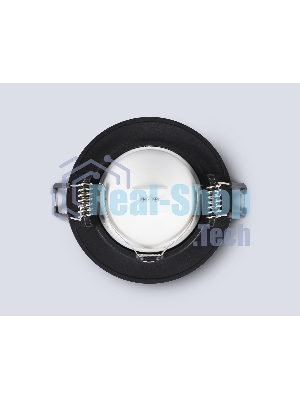Встраиваемый точечный светильник Ambrella light TN102816 BK черный GU5.3 D80*28