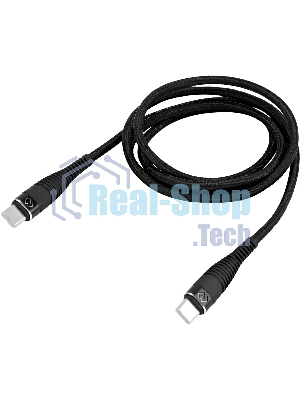 Кабель Digma DG-USBС-C-1M-100W USB Type-C (m)-USB Type-C (m) 1м черный