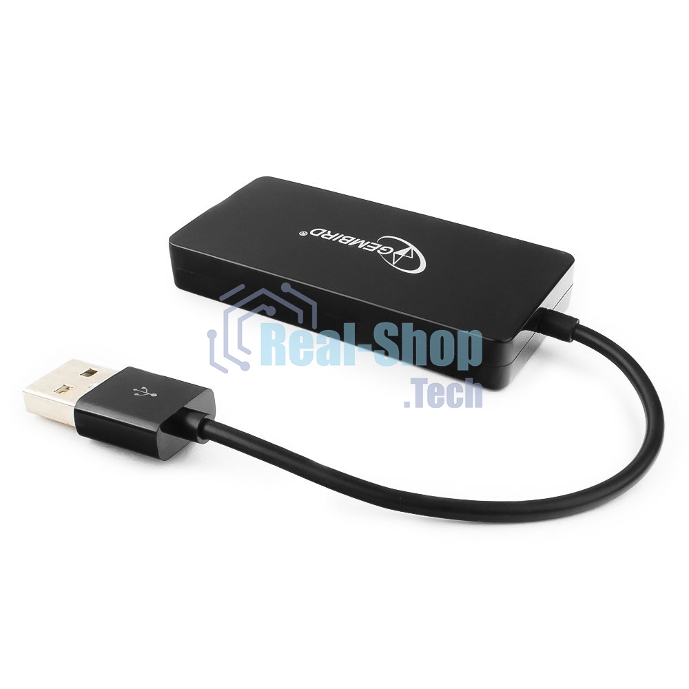 USB-концентратор USB 2.0 Gembird UHB-U2P4-03, 4 порта, блистер