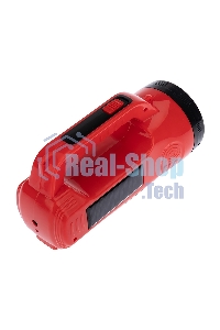 Прожектор поисковый с головным и боковым светом, с солнечной батареей, индикатор зарядки, выносное зарядное устройство и наплечный ремень в комплекте