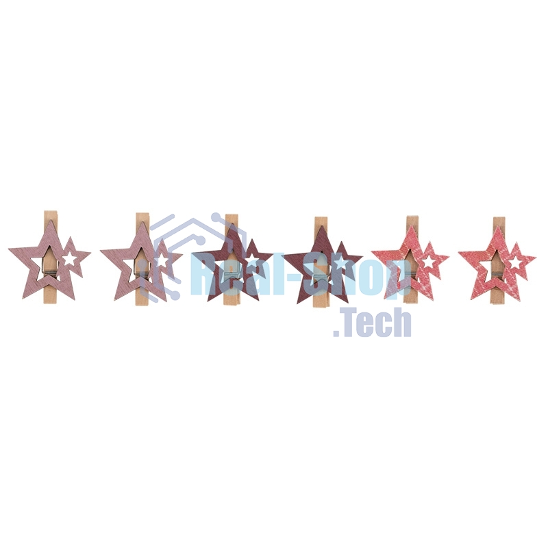 Деревянные прищепки Neon-night 