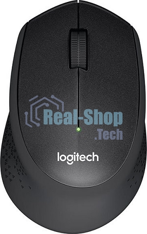 Мышь беспроводная Logitech M330 SILENT PLUS черный, 1000 dpi, радиоканал, USB, кнопки - 3