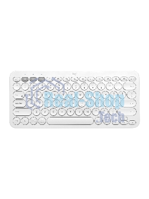 Клавиатура беспроводная Logitech K380, Bluetooth, белый
